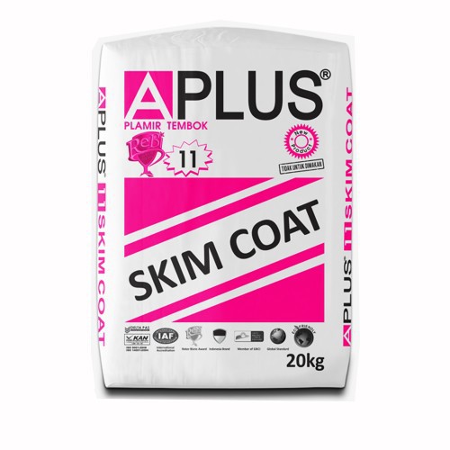 Aplus 11 SkimCoat / Aplus Merah / Aplus Skimcoat 20 Kg