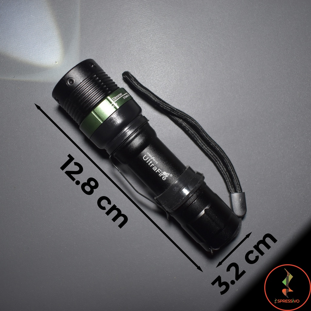 Senter LED Cree XPE W36 mini tactical flashlight outdoor camping