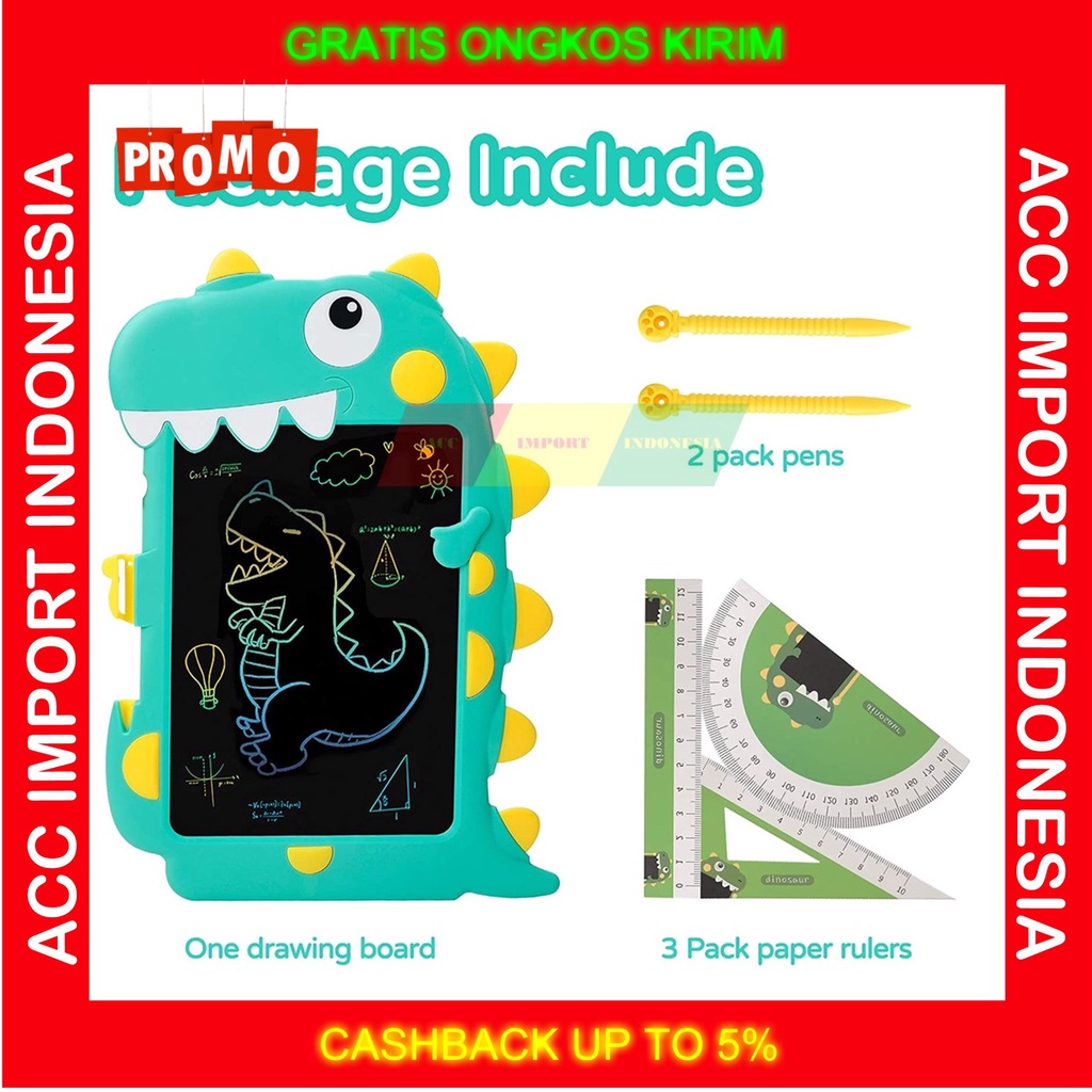 

Papan Tulis Anak Karakter Writing Tablet LCD 8,5" Belajar Menggambar