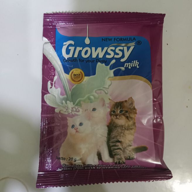 susu bayi kucing growssy 1pcs murah