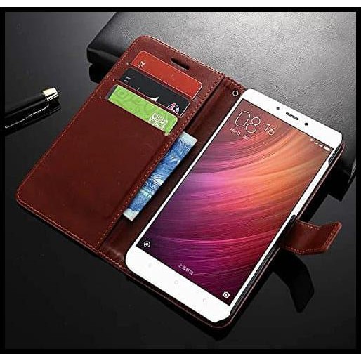 Flip Cover Handphone Leather Flip Cover Samsung S7 Edge Wallet Kulit Casing