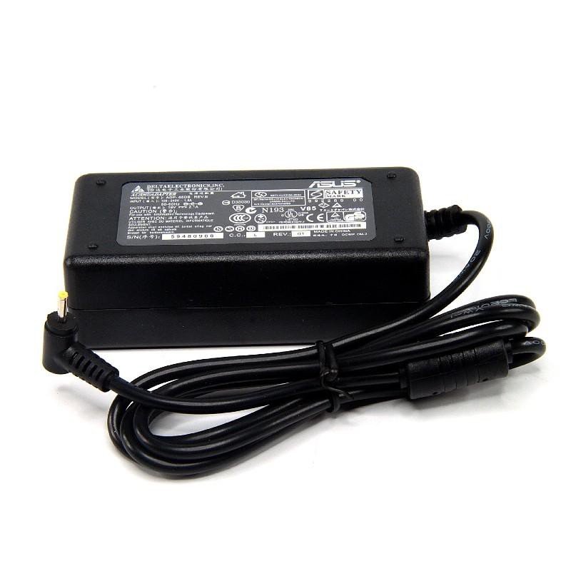 ADAPTOR LAPTOP ASUS MINI BLACK CHARGER NOTEBOOK 19V - 2.1 A CAS HITAM CAS LAPTOP ASUS JARUM