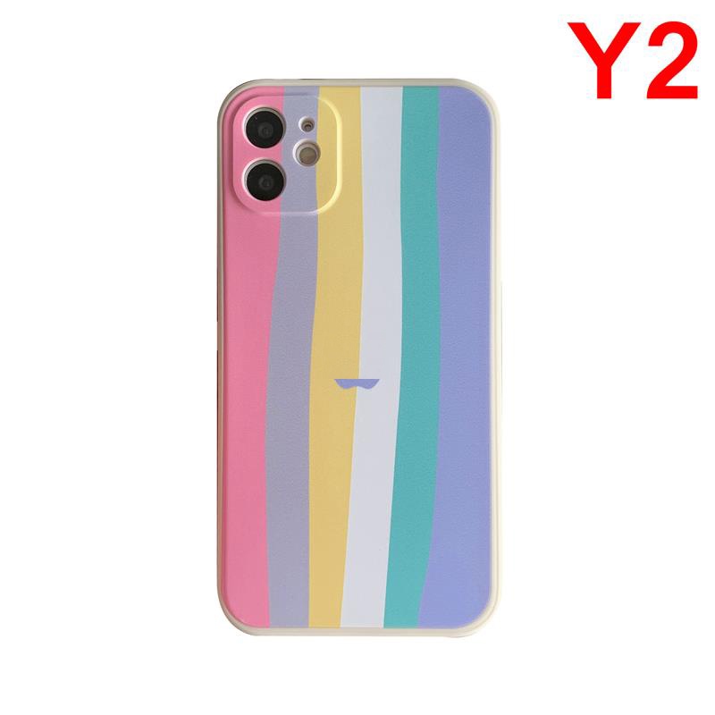 Casing Iphone 12 Pro Max 11 8plus 7plus 6 6s Plus 7 8 Se X Xr Xs Max 11pro Max Motif Pelangi-2