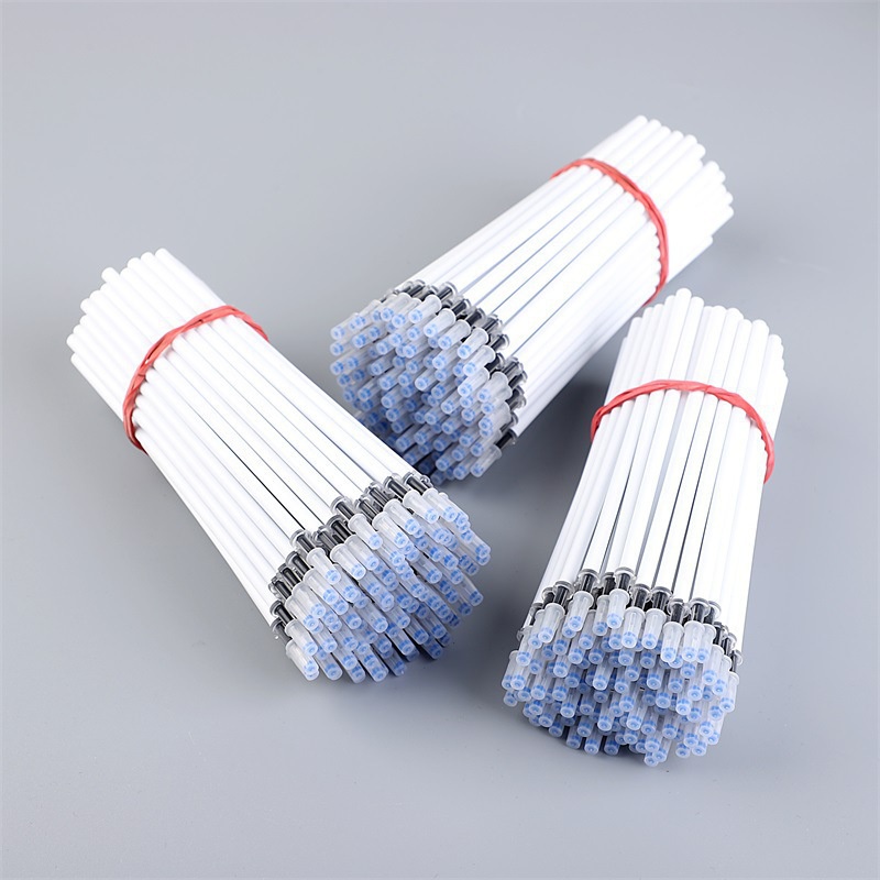 20 Pcs 0.5mm Black Ink White Pole Neutral Refill Carbon Refill for Office Test Stationery