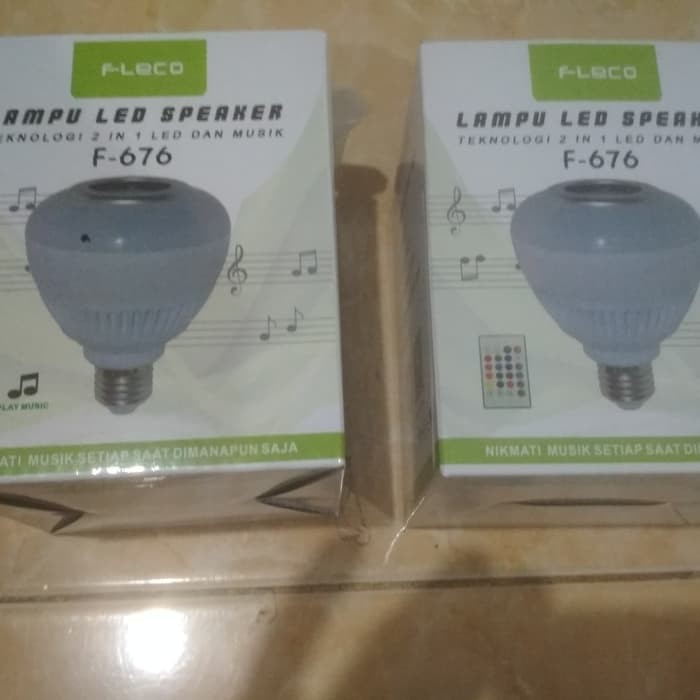 Bohlam Fleco F-676 / Lampu Led Speaker Fleco F-676