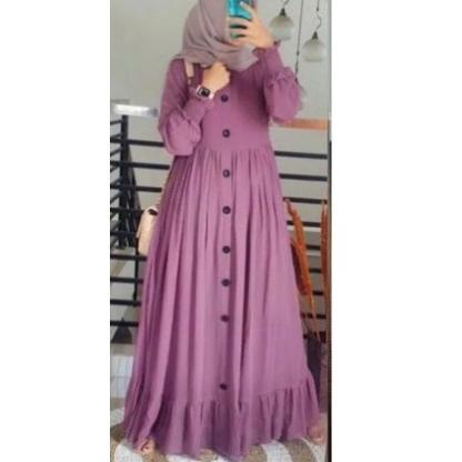 G&N04 Baju pakaian gamis dress dres abaya fashion drees jubah wanita muslim muslimah remaja ibu hami