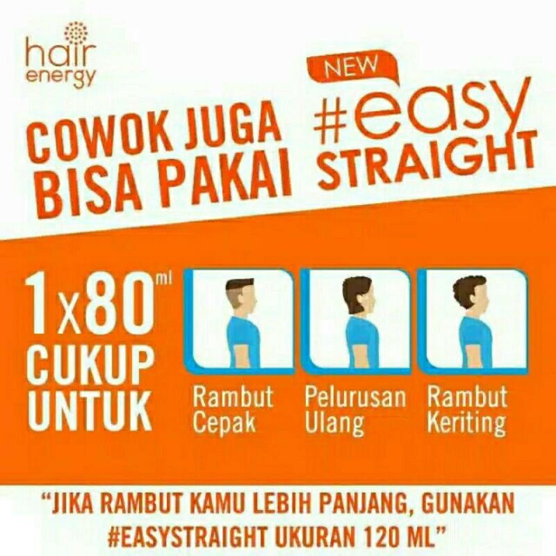 MAKARIZO Easy Straight DIY Kit | Pelurus Rambut EasyStraight l Mild Medium Strong 80ml l 120ml