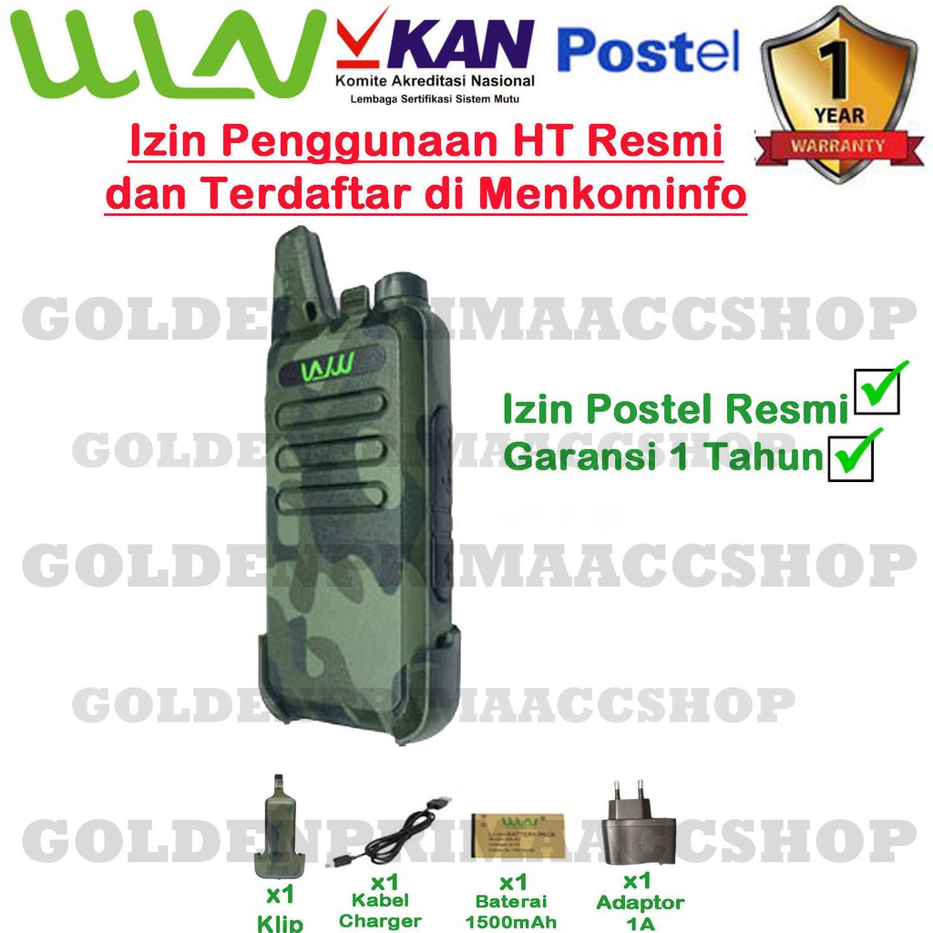 HT WLN KD-C1 VARIAN LORENG - ISI 1 Pcs