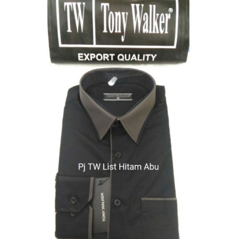 Kemeja Panjang TW Tony Walker Original Distro Premium Kemeja Polos Lis Kemeja Kantor Kemeja Formal Nikah Nikahan Tony Walker Original Ukuran S M L XL XXL Kemeja Pria Dalaman Jas