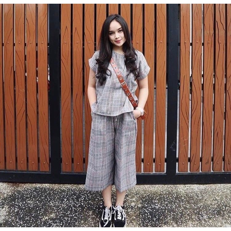 WRM STELLA SET KULOT/ PAKAIAN WANITA/ CELANA WANITA/ ATASAN WANITA