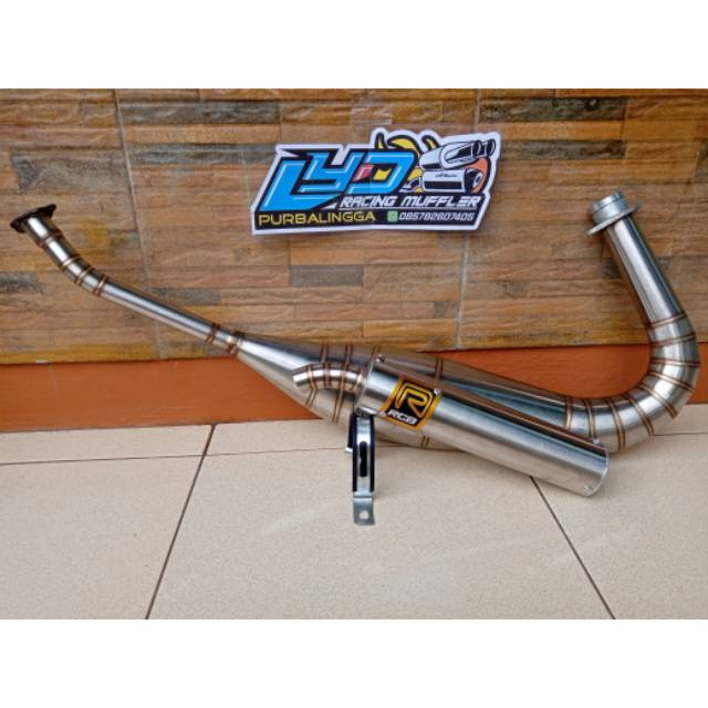 KNALPOT RCB RX KING RXZ MODEL REPSOL STENLIS