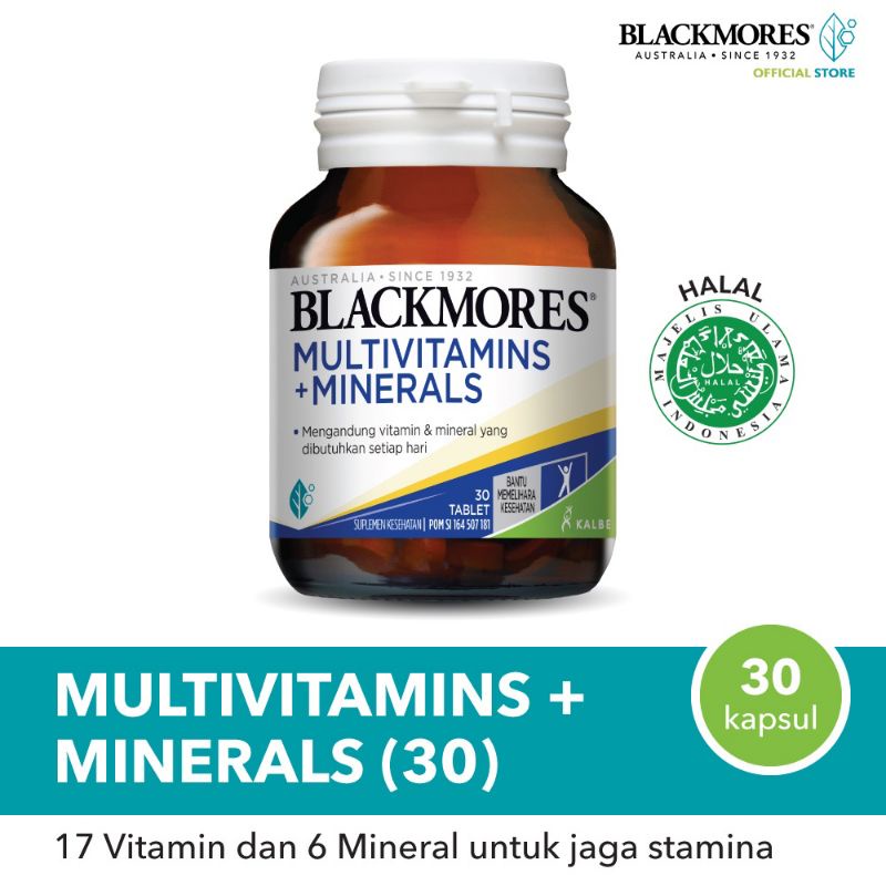 Blackmores Multivitamin + Mineral (30)/ Multivitamin + Mineral (60)