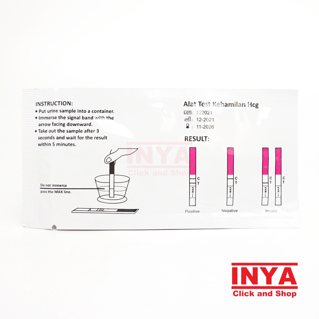 TESTPACK GP CARE ALAT TEST KEHAMILAN Hcg STRIP TYPE