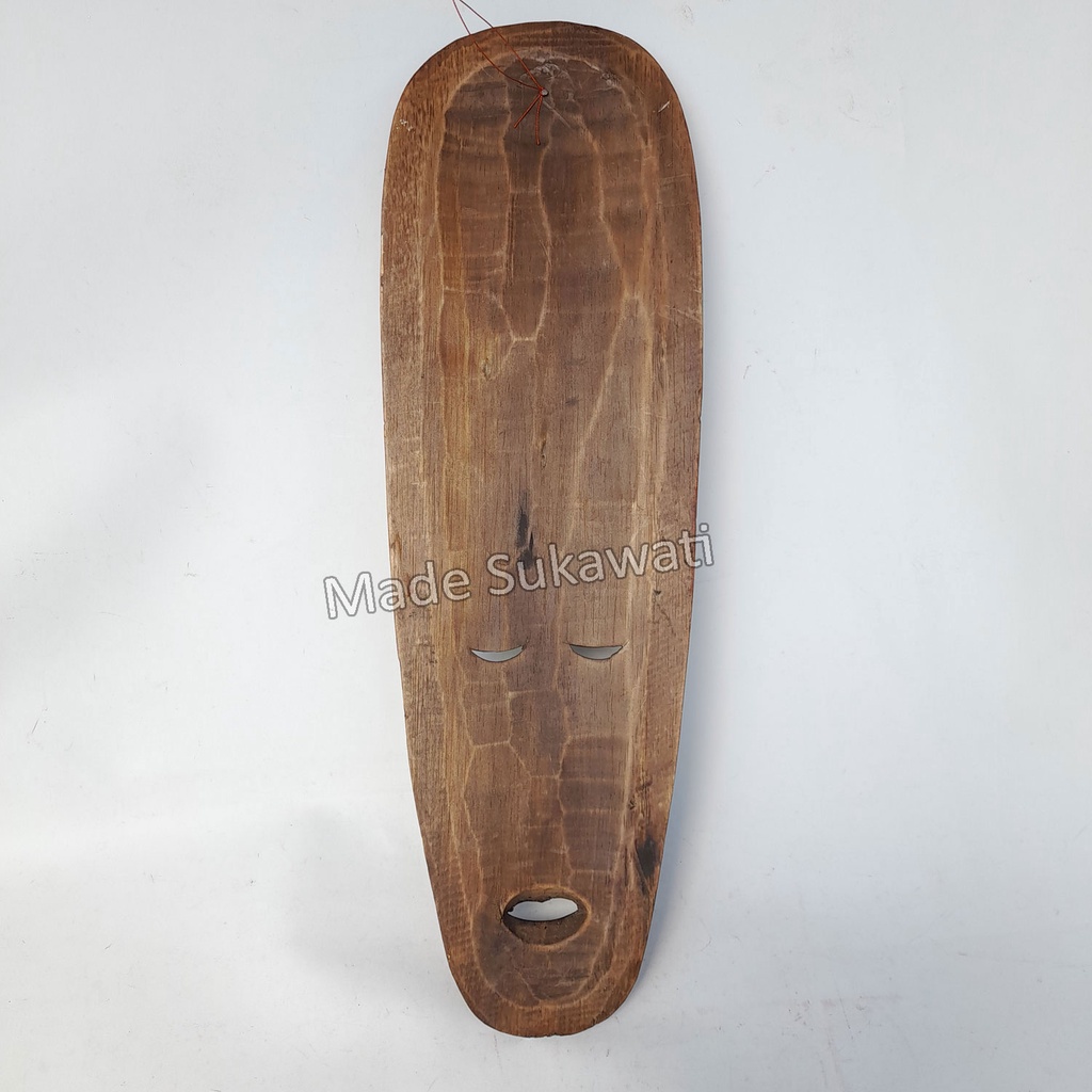 Hiasan dinding topeng Lombok 50cm kerajinan ukiran kayu handmade