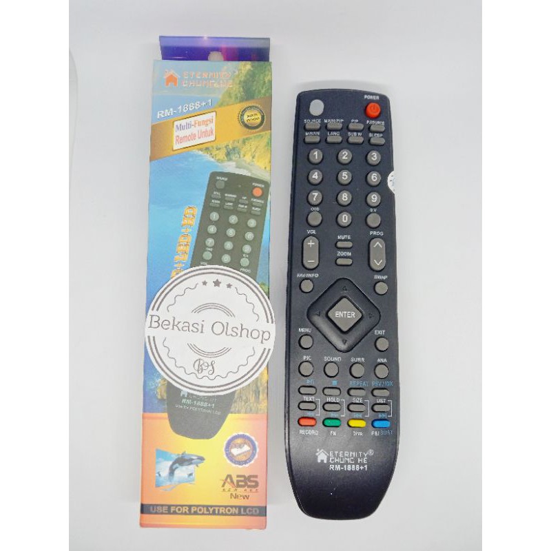 Remote TV Polytron LED-LCD / Remot Polytron RM-1888+1