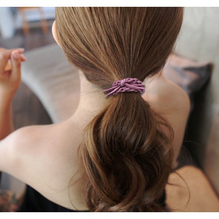 Gratis Ongkir - F519 Ikat Rambut 12 in 1 (FREE BOX) / Set Ikat Rambut Simple / Kunciran Rambut-3