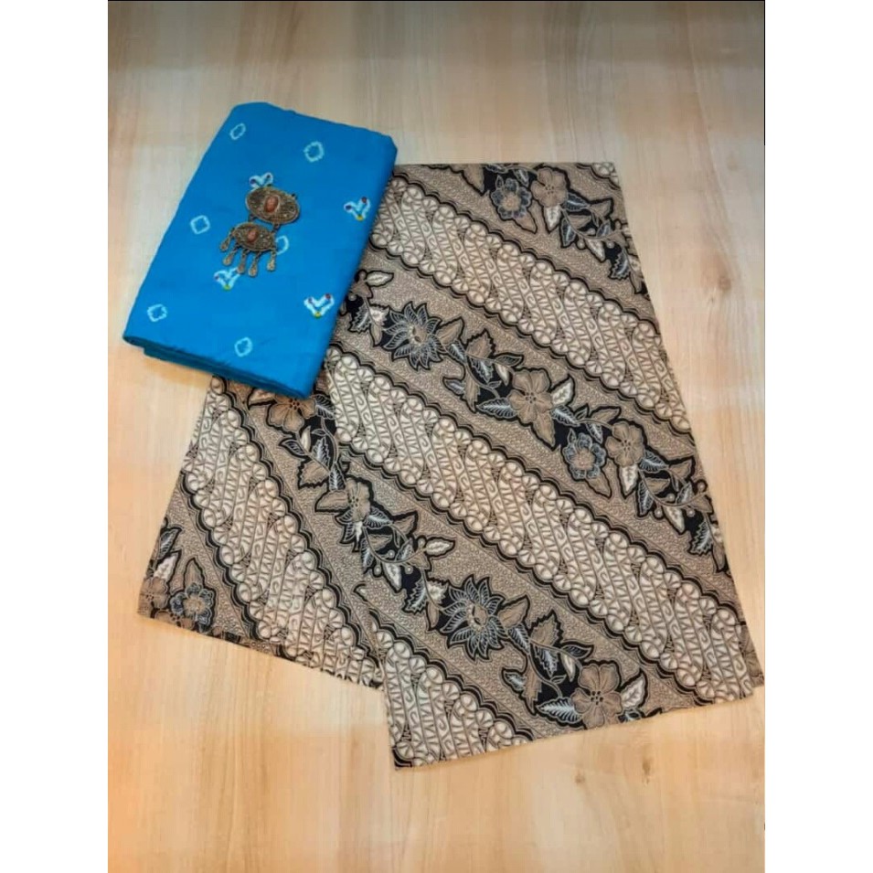 Batik Katun lawasan kembangan parang barong bahan seragam RSL