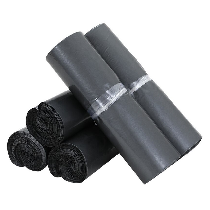 TaffPACK Kantong Amplop Plastik Packing Polymailer Polybag 100 Pcs - Black
