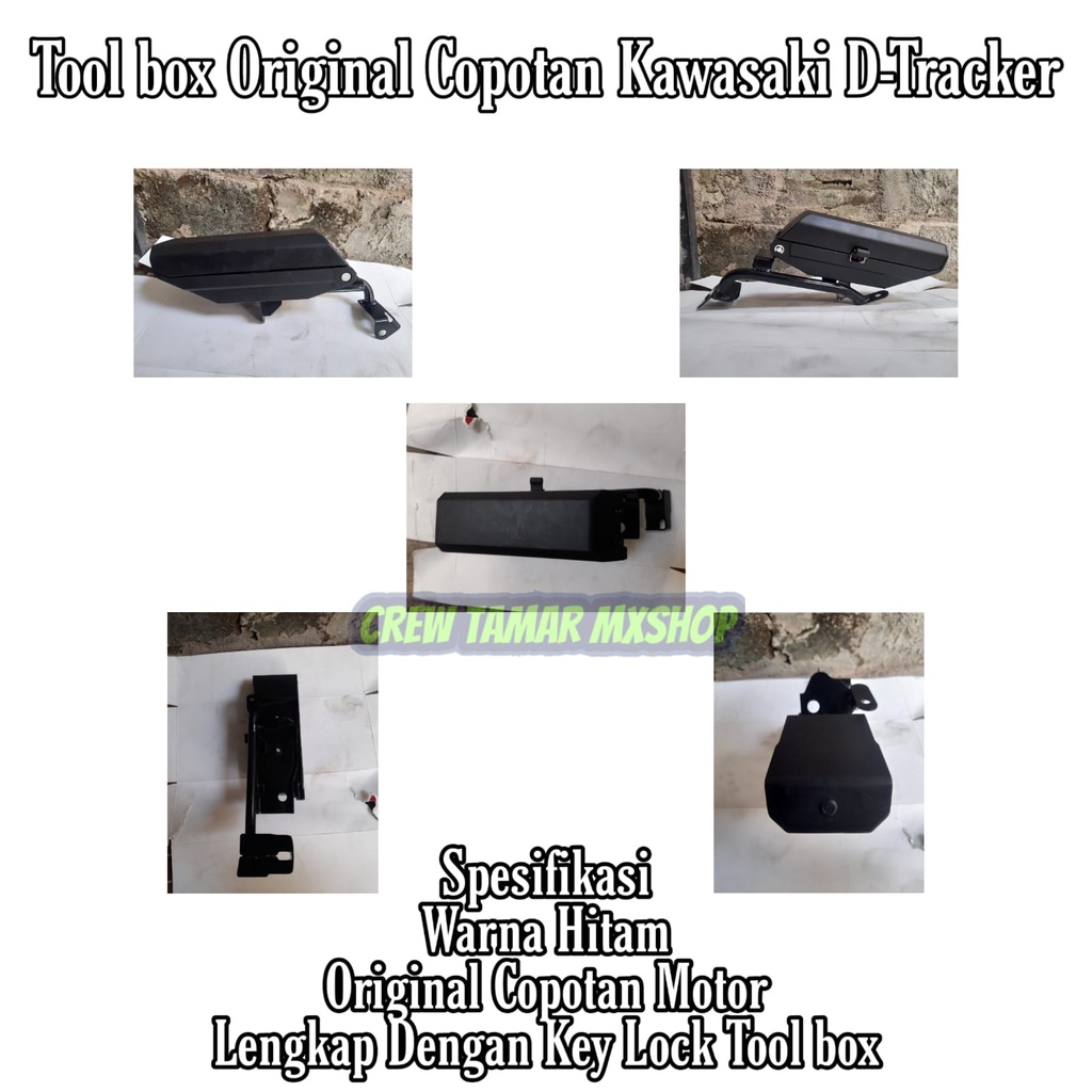 READY STOCK TOOLBOX KLX ORIGINAL BEKAS COPOTAN MOTOR KLX READY SIAP KIRIM