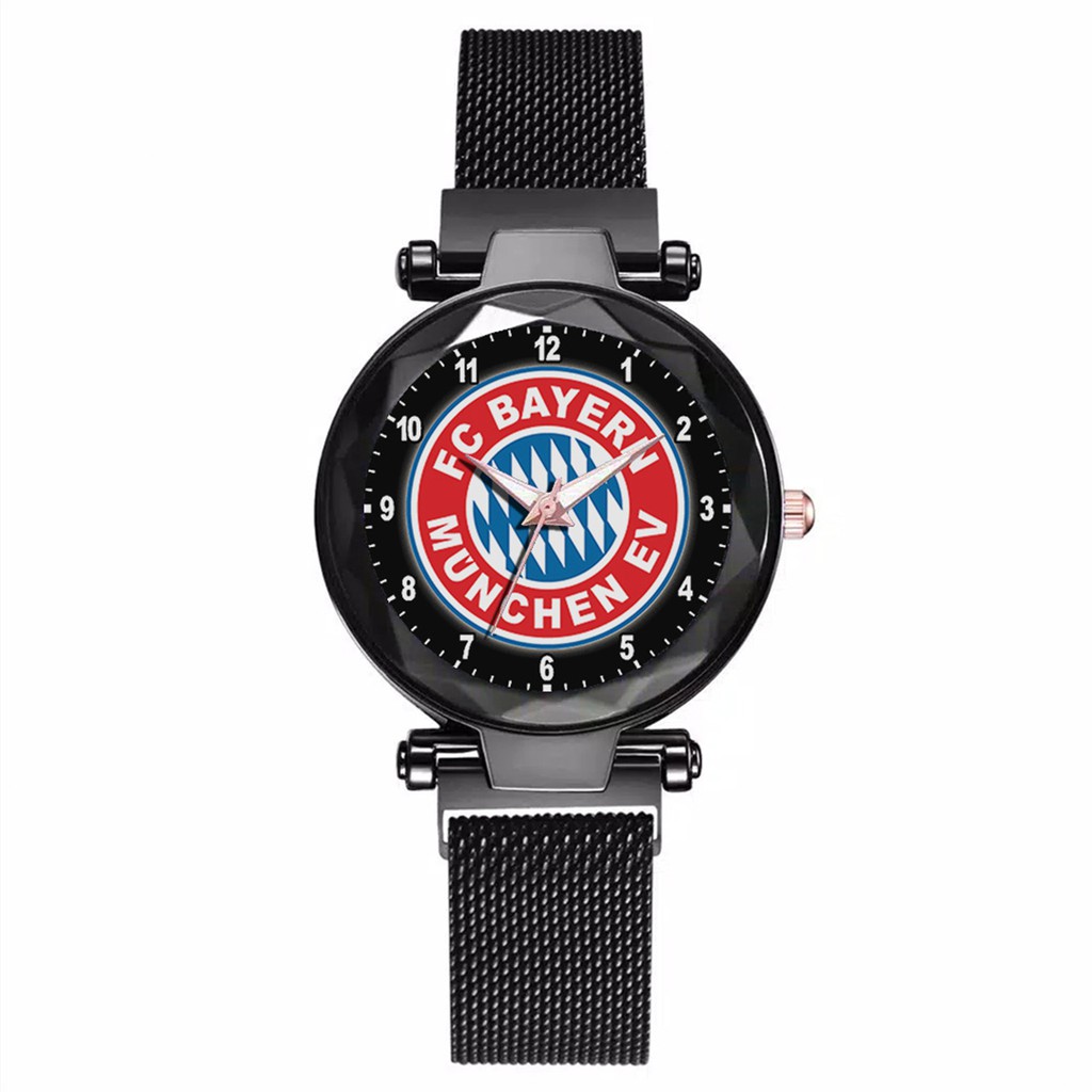 Jam Tangan Wanita Custom - BAYERN MUNCHEN 1 Free Box &amp; Batre Cadangan