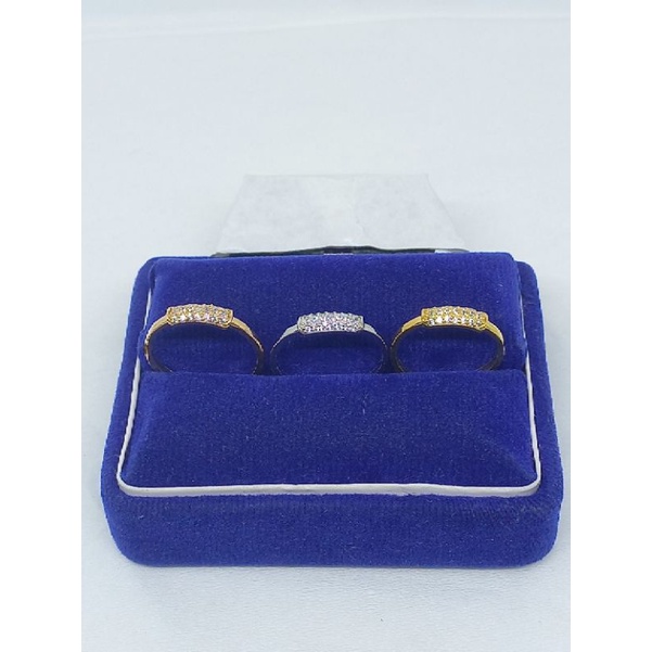 CINCIN TABUNG SIZE TANGGUNG CORR MP / CINCIN PERAK ASLI SILVER 925 LAPIS EMAS/ CINCIN FASHION WANITA TERBARU