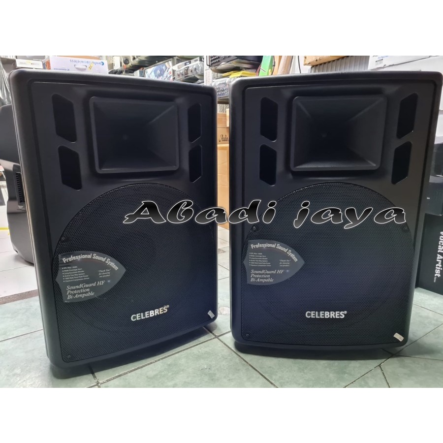 speaker AKTIF PASIF 15 inch celebress 15 d 2 bh garansi resmi 800watt