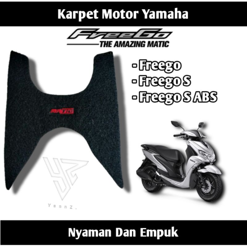 Karpet motor yamaha freego/pijakan kaki yamaha freego bahan karpet mie pvc