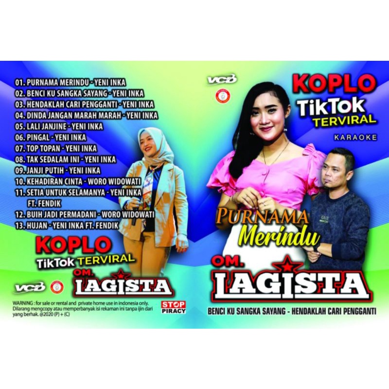 kaset VCD OM LAGISTA PURNAMA MERINDU