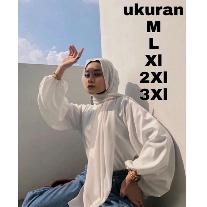 Keiko Blouse Jumbo WANITA - Ukuran S M L XL XXL XXXL  - ATASAN JUMBO - BAJU KOREAN STYLE - BLOUSE BIG SIZE