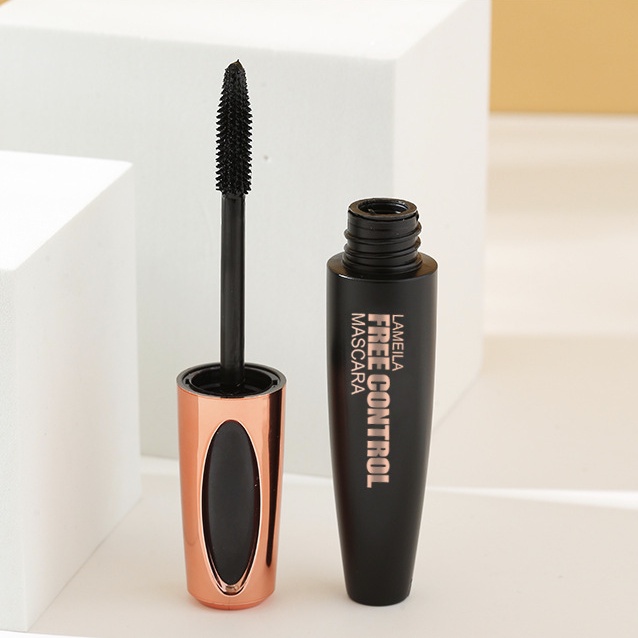 Lameila Teal &amp; Gold Mascara Long Lasting Lash Slender Curling Waterproof Maskara LA023