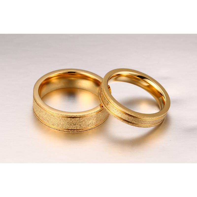 SALE / OBRAL Cincin Couple / Tunangan / Nikah / Pasangan / Titanium C021