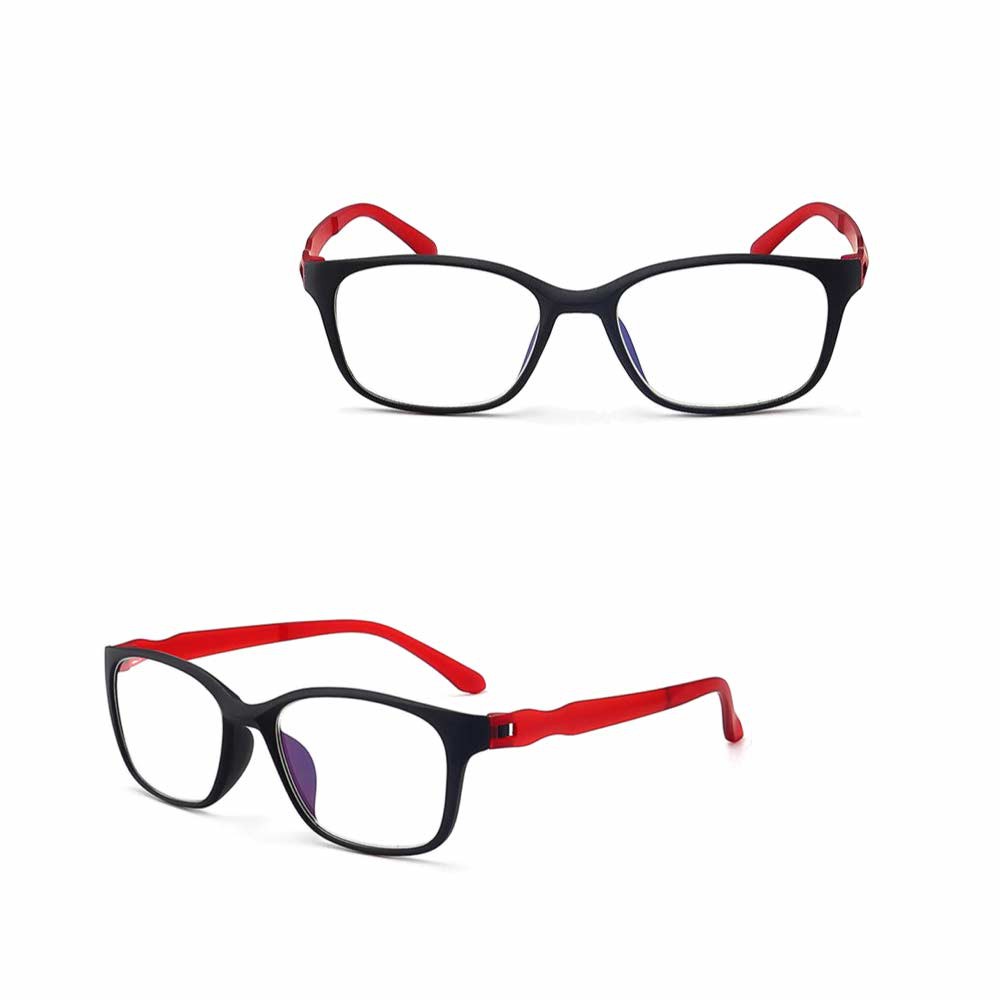 Kacamata Anti Radiasi [ Merah ] Pria &amp; Wanita - Design Korea - HM494