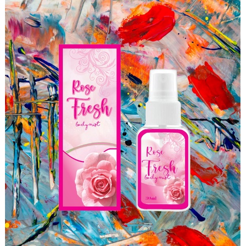 GEN - Parfum Body Mist Rose Fresh 30ml Premium / Parfum Rose Fresh 30ml Best Seller / Parfum Rose Fresh 30ml Wanita