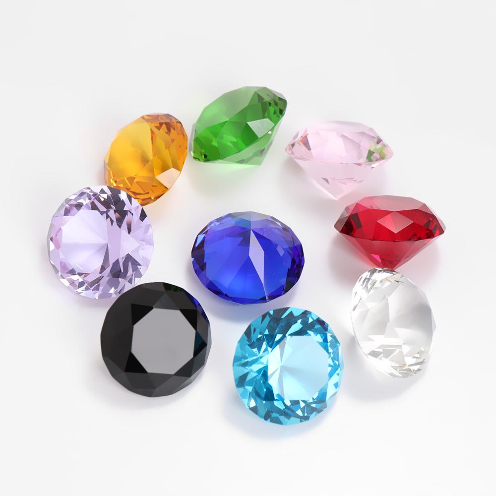 Preva 30mm Crystals Diamond DIY Dekorasi Pesta Home Decor Bening