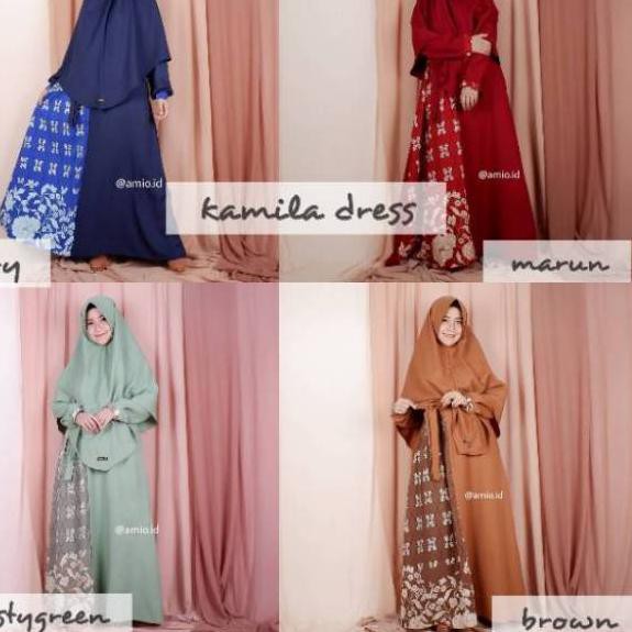 MZM_ KAMILA family set dewasa by amio(gamis dan koko) .
