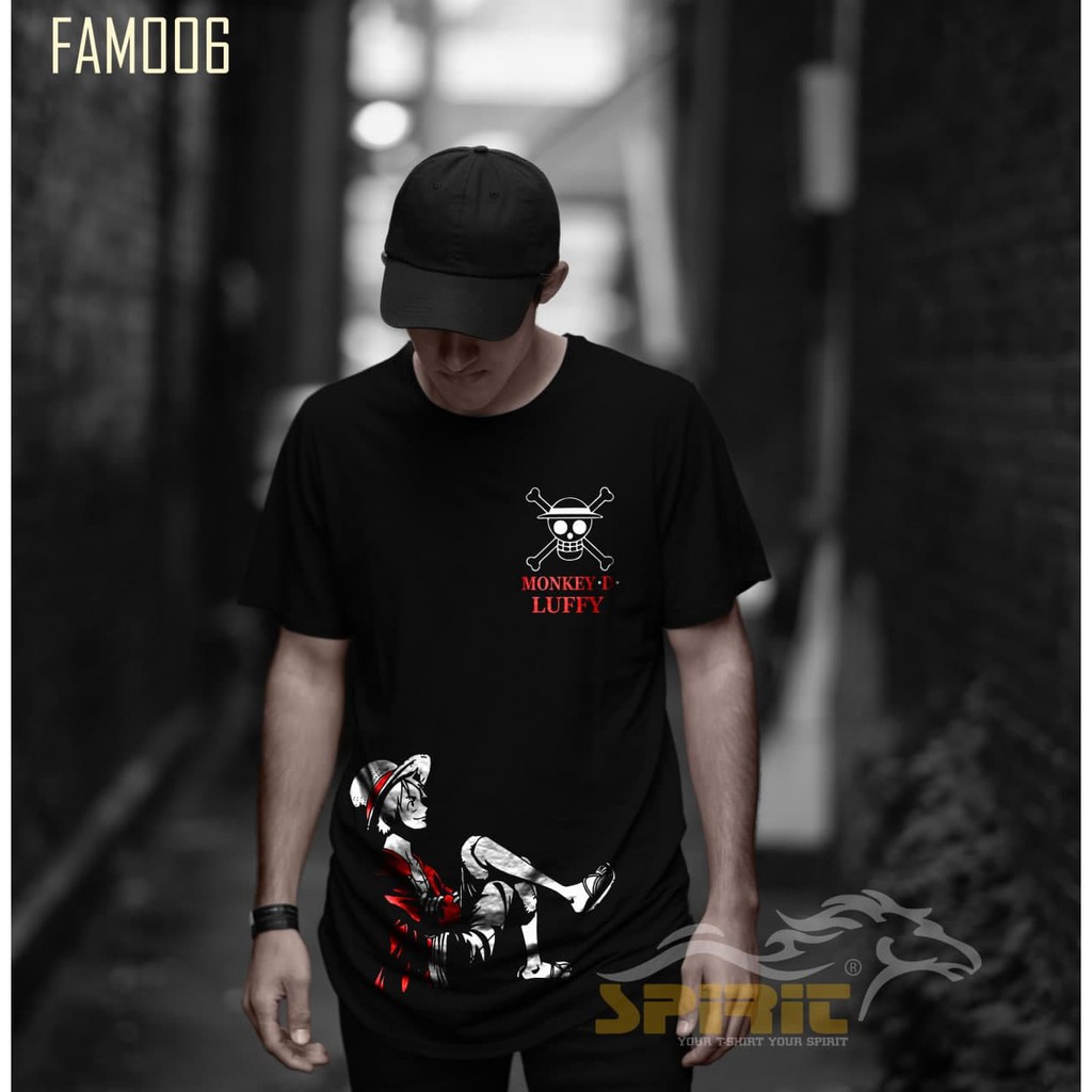 Baju One Piece Kaos One Piece Luffy Original Kaos Anime One Piece Pakaian Pria Pendek Distro
