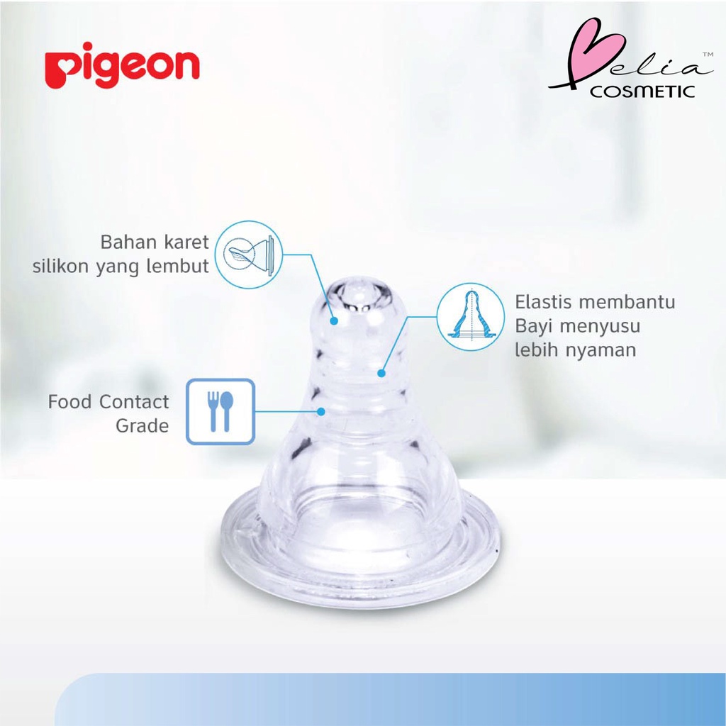 ❤ BELIA ❤ PIGEON BOTOL DOT SUSU SERIES | Peristaltic Nipple  PP RP Slim Type Standard | Botol Susu Bayi | Dot | Baby | 50ml | 120ml | 240ml ✔️BPOM