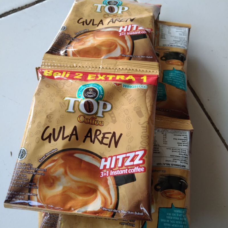 

Top Gula Aren Renceng sachet, 1 Renceng isi 15 sachet