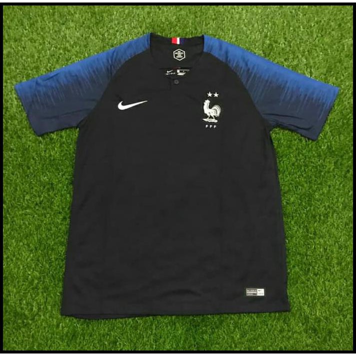 (Diskon) Jersey Prancis Home World Cup 2018 Grade Ori