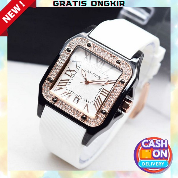 Jam Tangan Wanita Import Korea Jam Mewah Cod Premium Gaya Mahal Branded Casual Jm Tangan Wsnita Rant