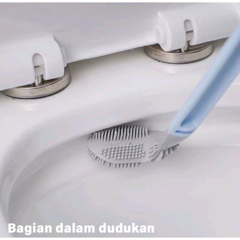 SIKAT WC SILIKON BENTUK STIK GOLF PEMBERSIH TOILET