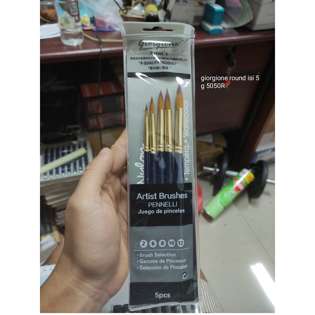

kuas giorgione set round isi 5 kode 5050 R