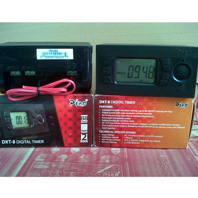 DXT-8 Digital Timer PIRO Untuk Player Walet