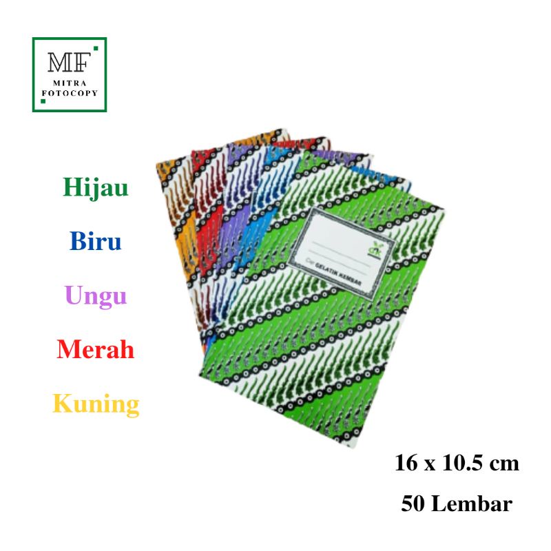 

Buku Oktavo Gelatik Kembar (50 Lembar)