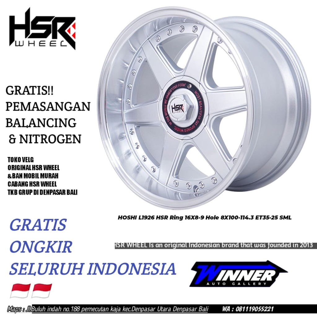Velg Mobil Velk Pelek Ring 16 Cocok Untuk Jazz Yaris Brio Agya Ayla