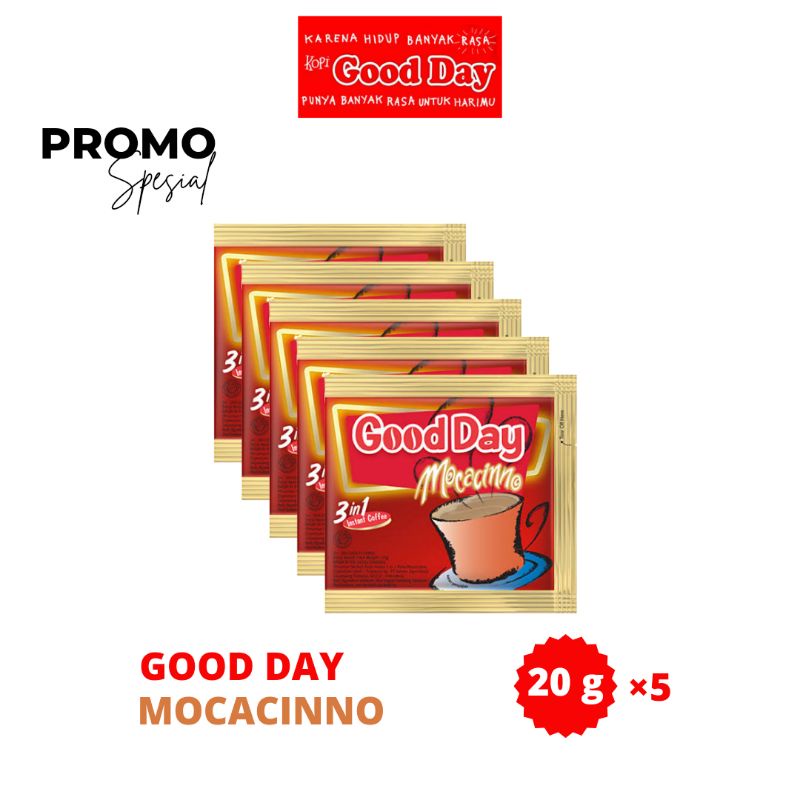 

GOOD DAY MOCACINNO 20 G × 5 SACHET