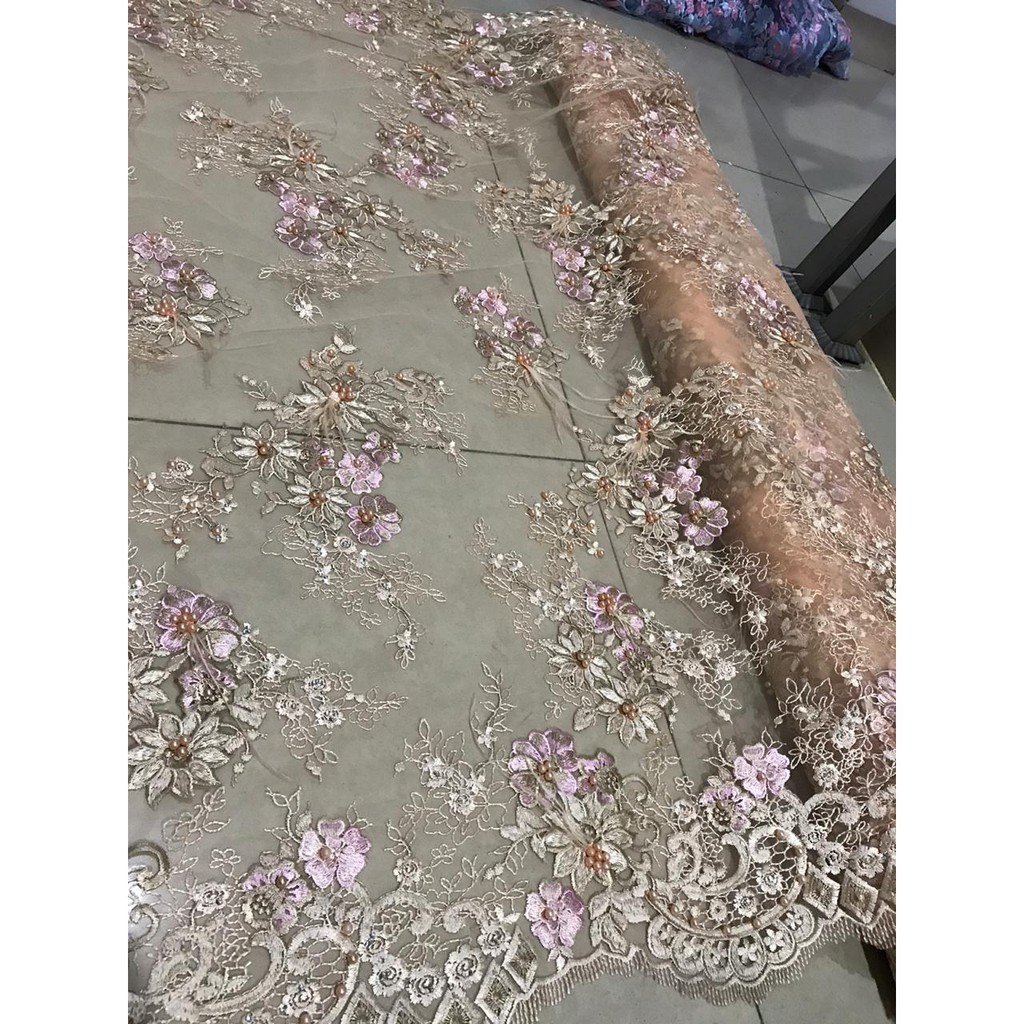 Kain Tile Bulu Ayam Kembang