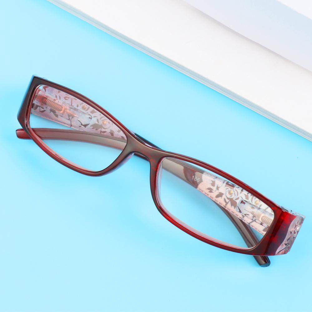 Lily Kacamata Baca Anti blue Light Pria Wanita Fashion Vision Care Anti-blue Rays Printing Eyeglasses