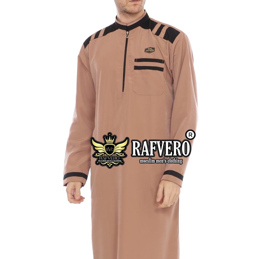 Pakaian Muslim Pria Jubah Gamis Arfan Original Rafvero