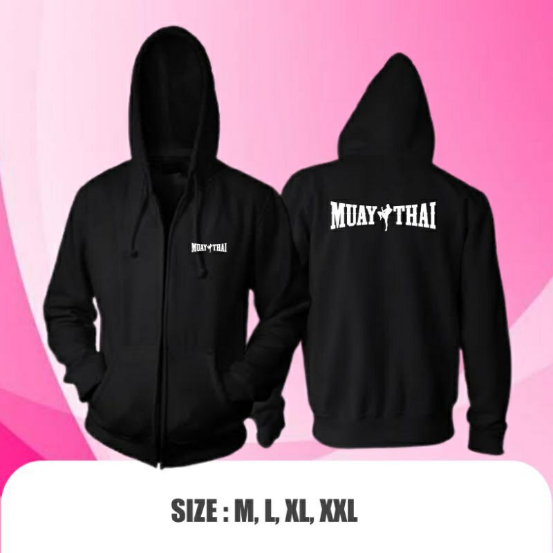 JAKET ZIPPER MUAYTHAI INDONESIA// MUAYTHAI